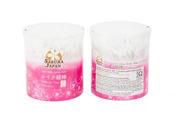Tăm bông kháng khuẩn SAKURA Trang điểm TB07
