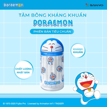 TĂM BÔNG DORAEMON TIÊU CHUẨN - DR02