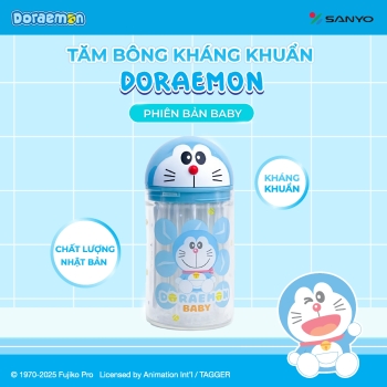 TĂM BÔNG DORAEMON BABY - DR01